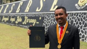 Penyidik Satpol PP Boalemo Raih Peringkat Satu Lulusan Terbaik di Lemdiklat Polri