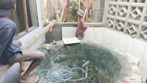 Polresta Gorontalo Kota Merevitalisasi Sumur Tua Masjid Hunto Sultan Amai