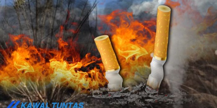 Kepala BPBD Boalemo : Jangan Buang Puntung Rokok Sembarangan
