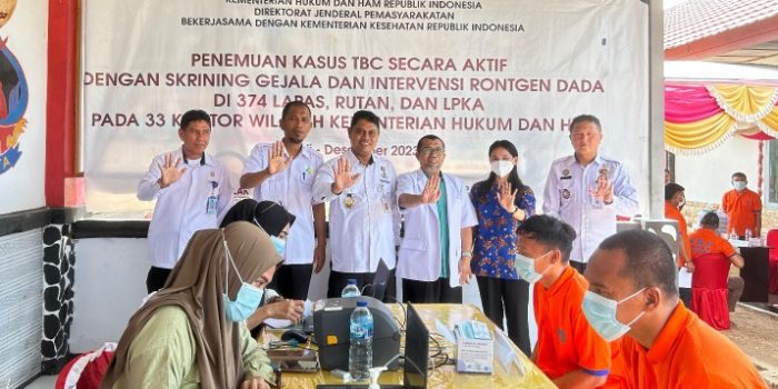 Hari Ini 124 Warga Binaan Lapas Boalemo Jalani Skrining TB