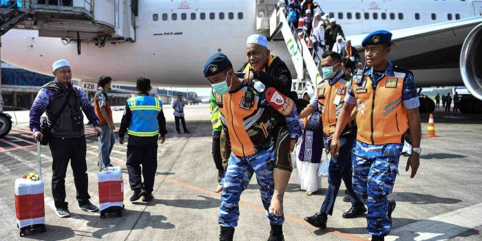 Jemaah Haji Indonesia Tiba di Tanah Air
