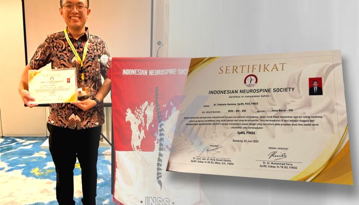 dr. Fabianto Resmi Sandang Gelar FINSS