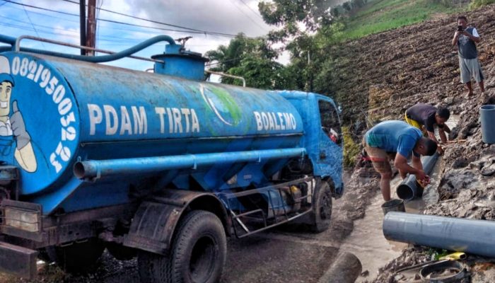 Pipa Pecah, PDAM Boalemo Gerak Cepat Pasok Air RSIB