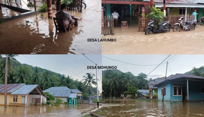 Banjir Kembali Rendam Dua Desa di Tilamuta