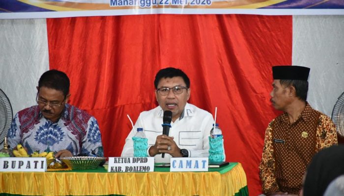 Pemerintah Desa Harus Solid, Ini Pesan Ketua DPRD Boalemo di Mananggu