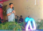 Di HUT SMP 4 Tilamuta, Hardi Mopangga Sampaikan Tiga Program Pendidikan