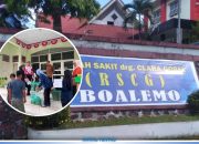 Pegawai RSUD Clara Gobel Berbagi Makanan untuk Keluarga Pasien