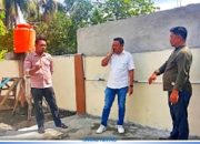 Peduli Sarana Ibadah, Arman Naway Bantu Bangun Tempat Wudhu